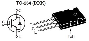 IXGK55N120A3H1, IGBT-транзистор, 1200 В, 55А